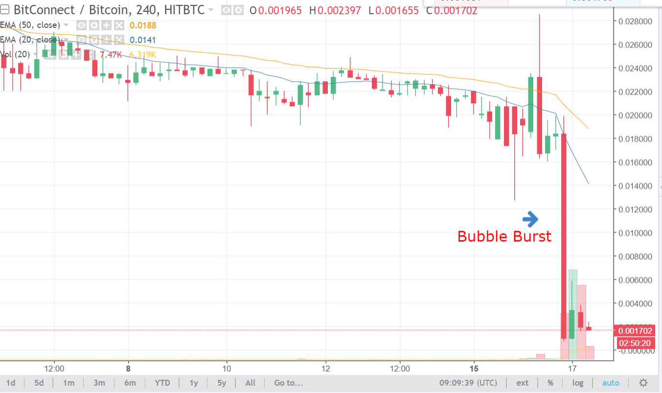 Bitconnect Interest Chart