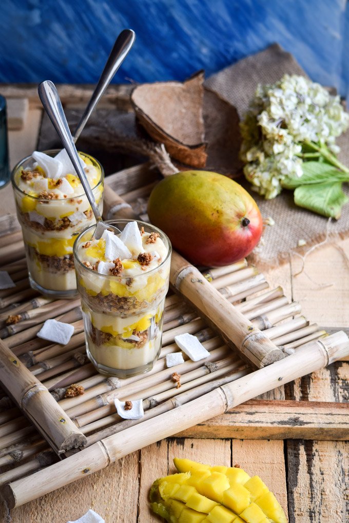 Mango & Young Dried Coconut Granola Breakfast Parfaits (Vegan) (7).jpg