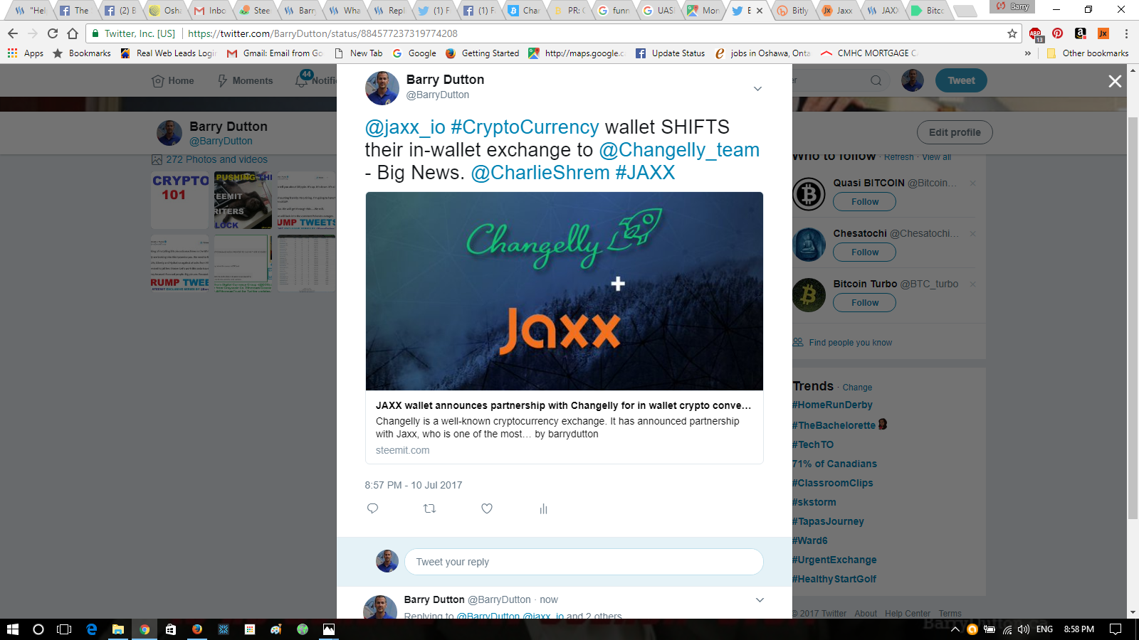 Send Bitcoin From Jaxx To Bittrex