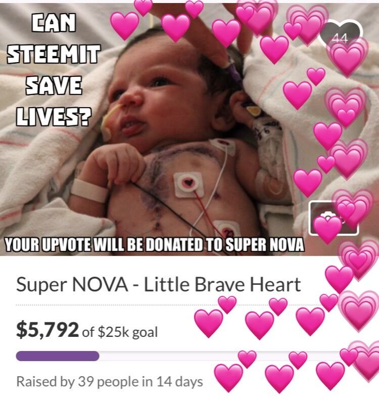 Can Steemit Save Lives Week #3 Your Upvote Will Be Donated To Super Nova.JPG