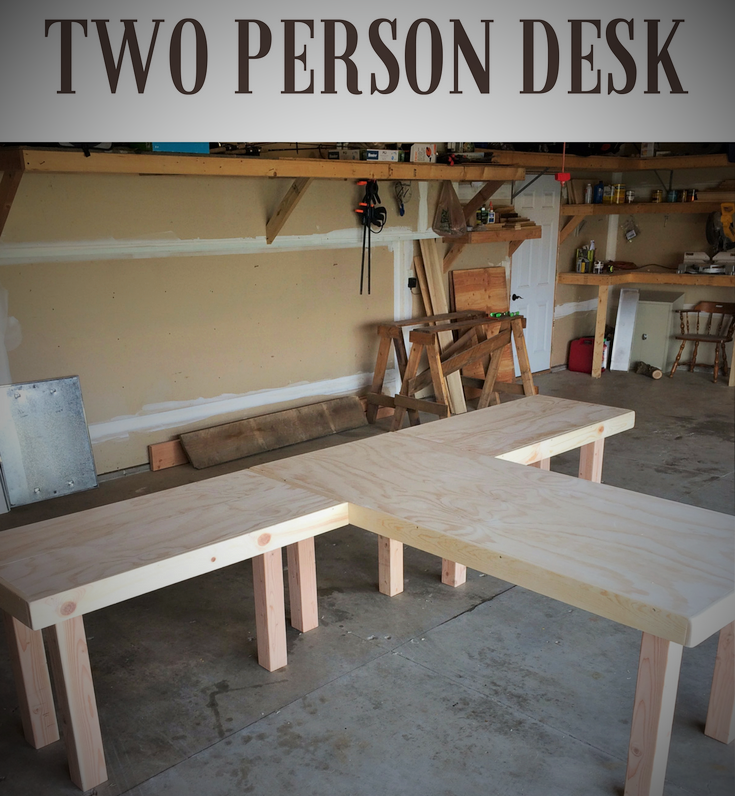 Building A Two Person Desk