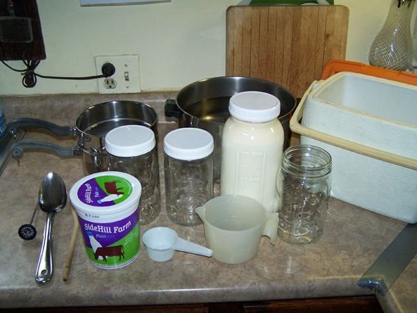 Making yogurt - equipment1 crop Dec. 2017.jpg