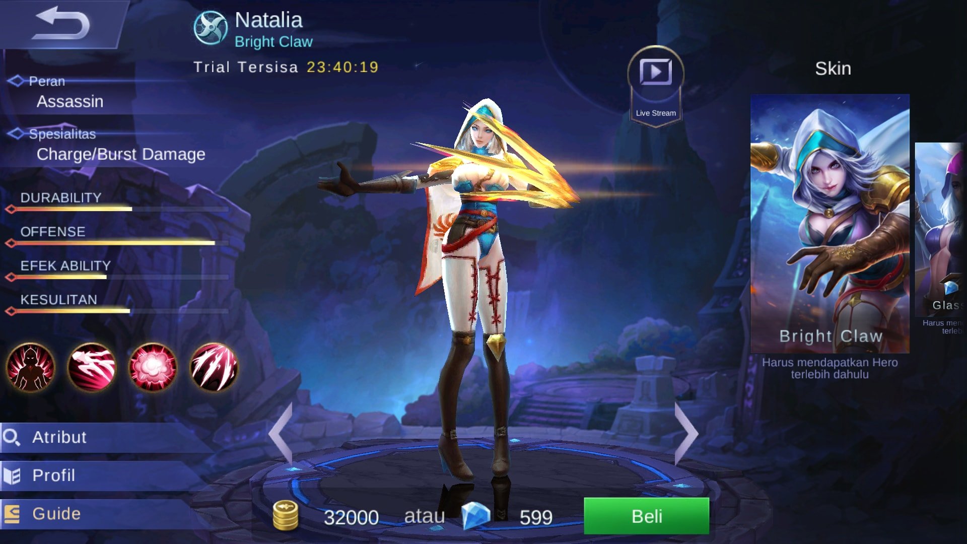 MOBA GAME MOBILE LEGENDS Hero Natalia Review Tips And Trix And