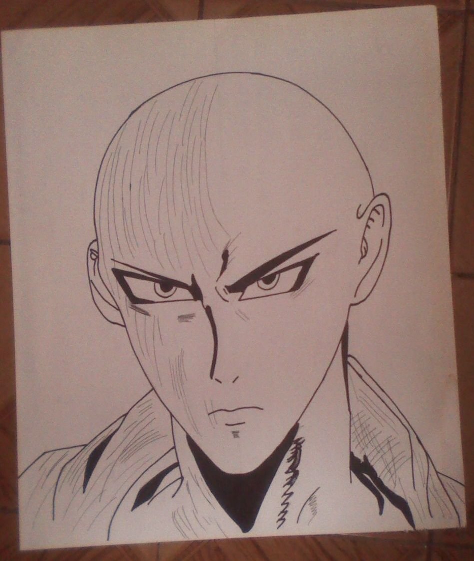 Drawing of 9 September 2017, Saitama (One Punch Man) — Steemit