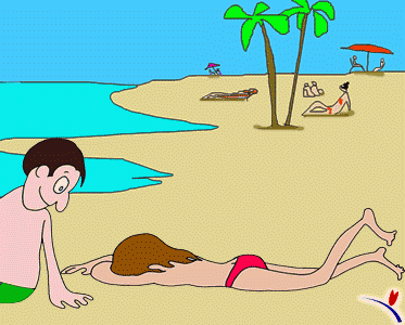 funny_caricature_cartoon_comic_free_animated_gifs_happy_sumer_love_beach_beauty_man_woman_f.gif
