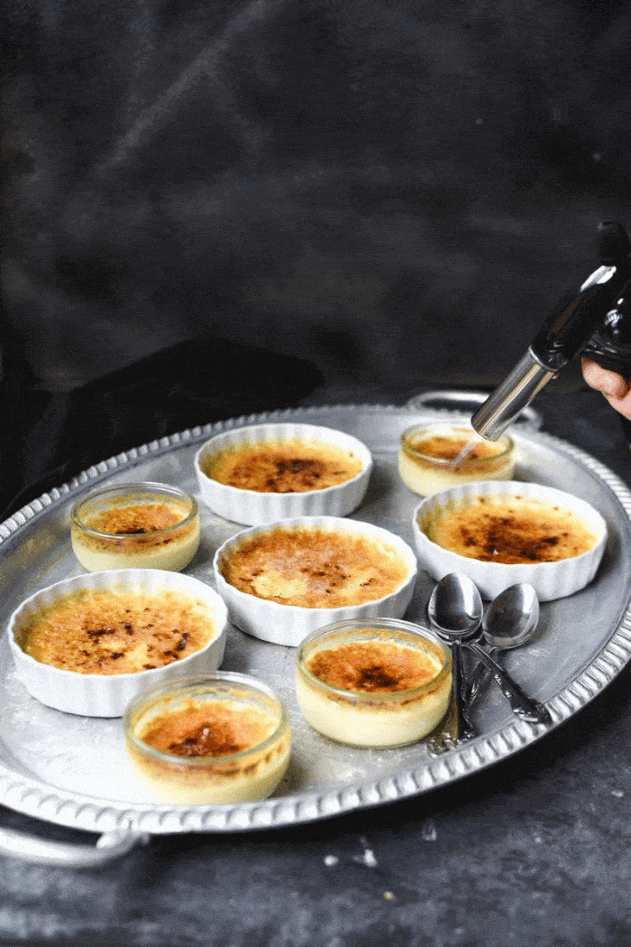 The Easiest Creme Brulee Ever!.gif