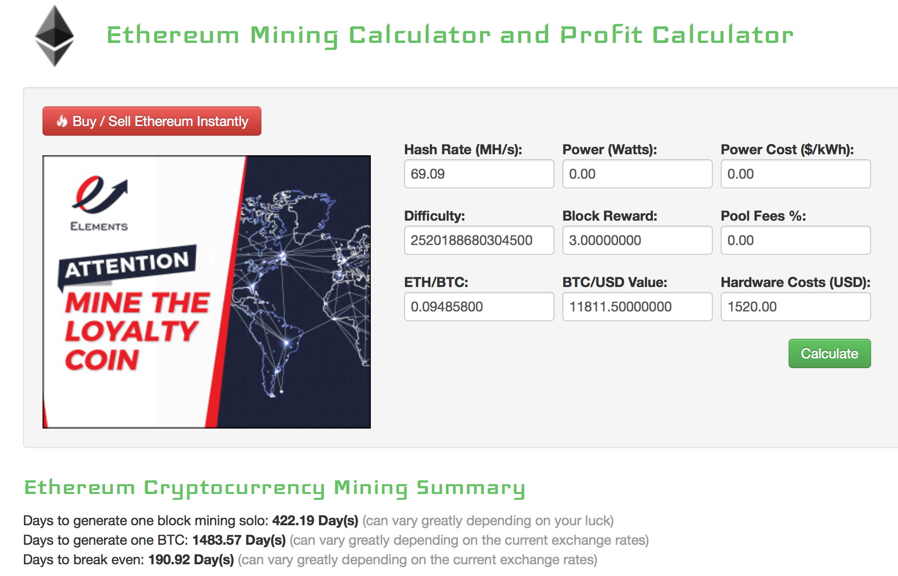 Bitcoin mining luck