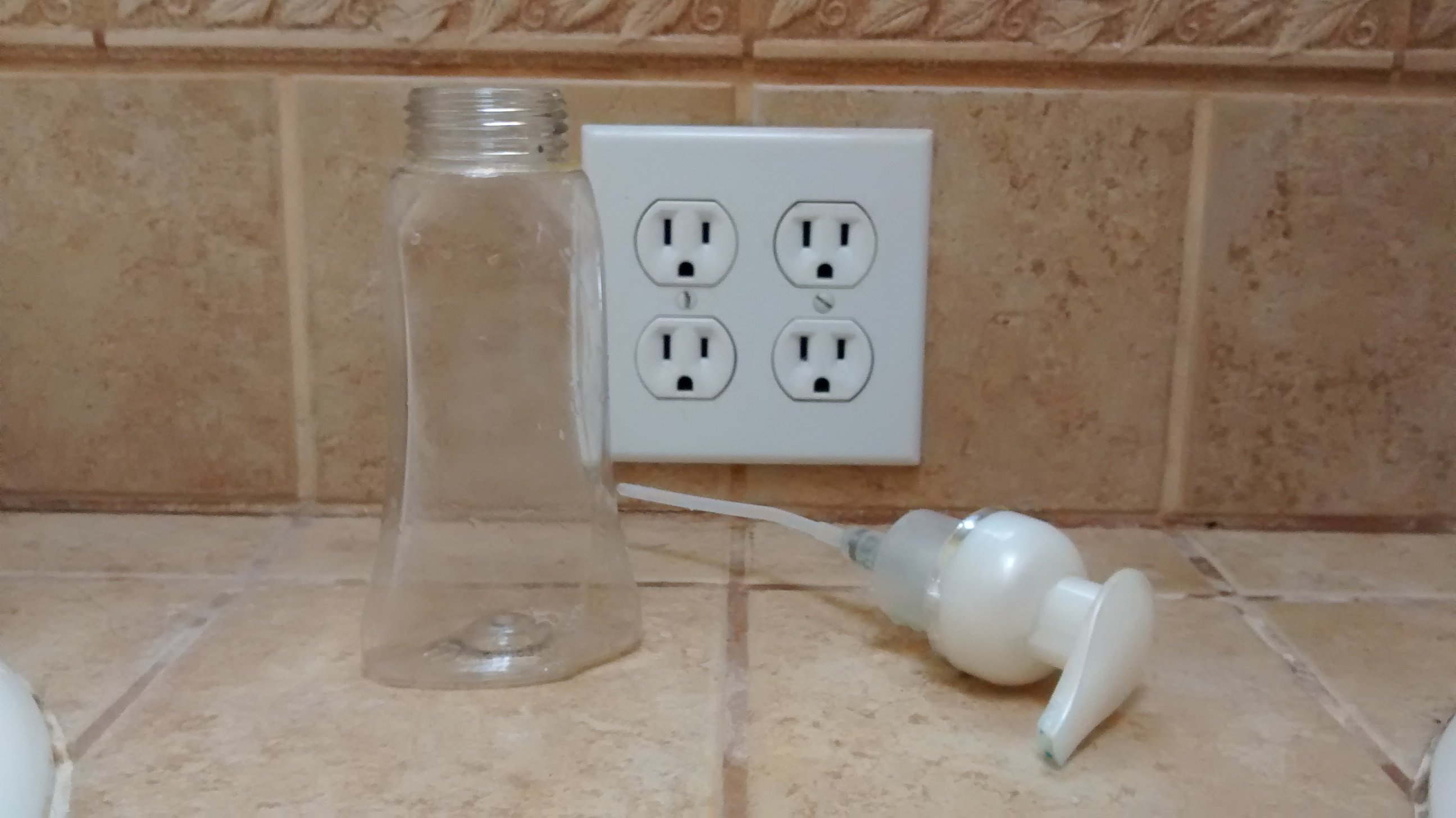 Empty Foaming Soap Dispenser