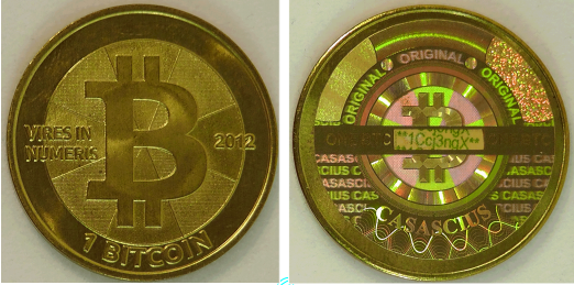 2013 casascius bitcoin