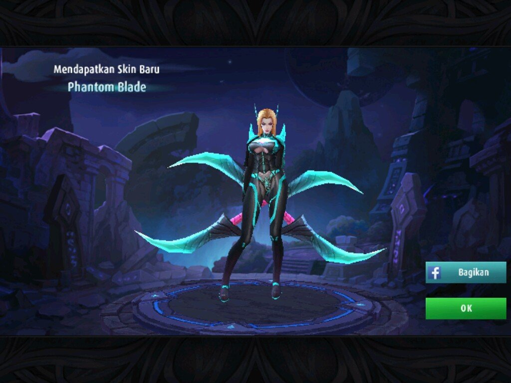 My Free Karina Skin On Lucky Spin Of Mobile Legend Steemit