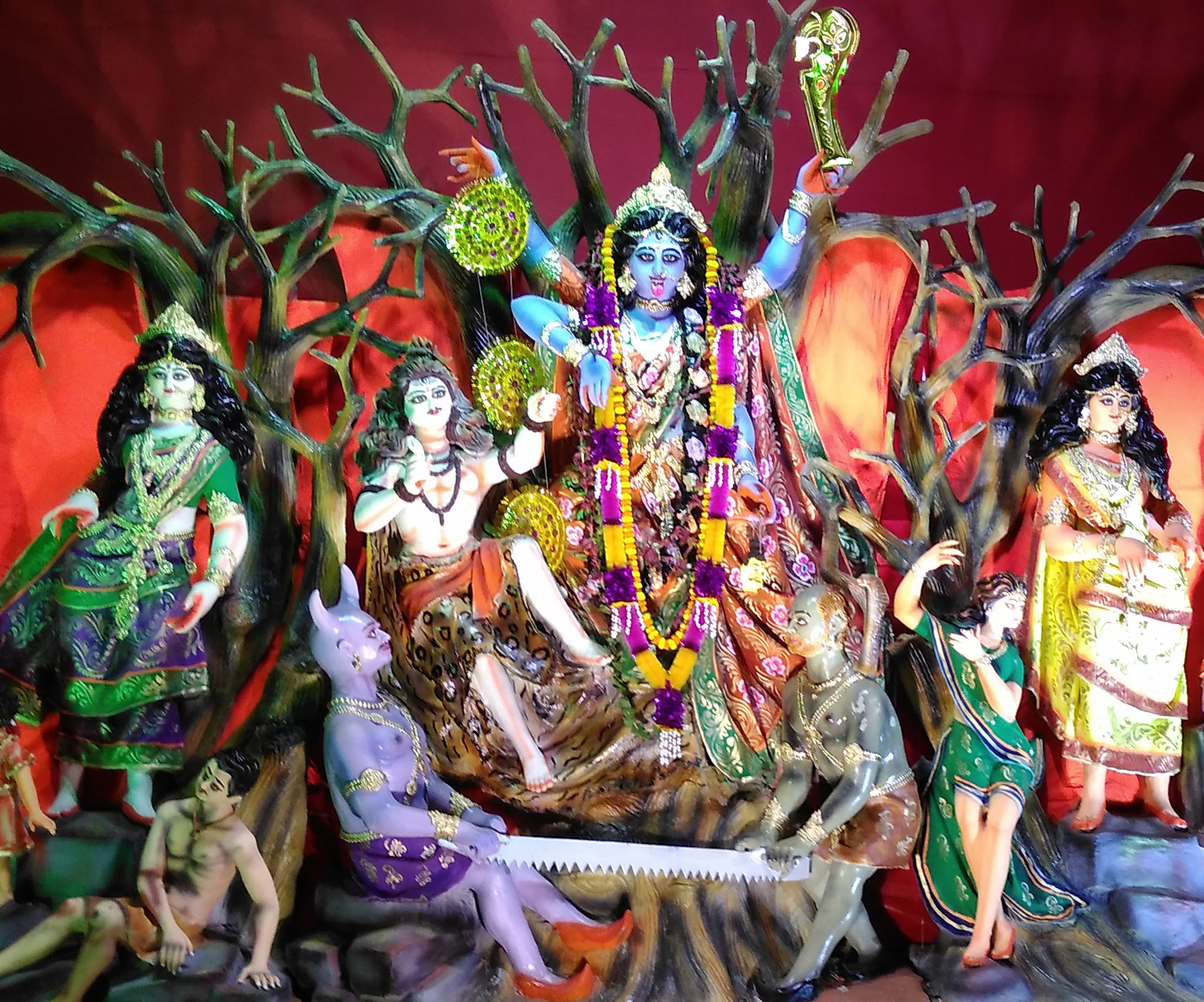 worship of goddess Kali