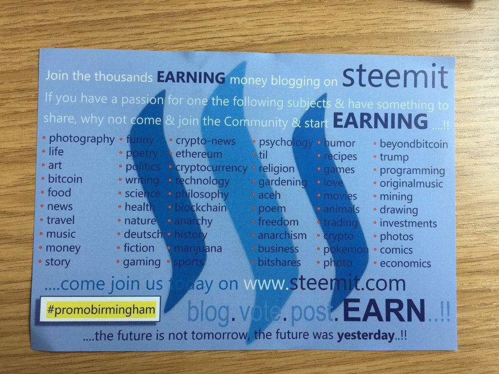 steemit uk promoting