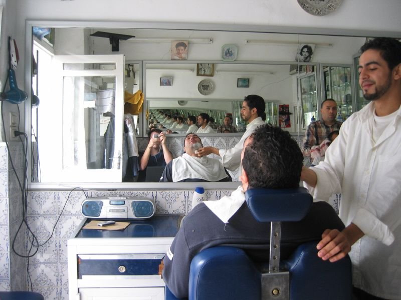 Barber Shop Hall of Mirrors