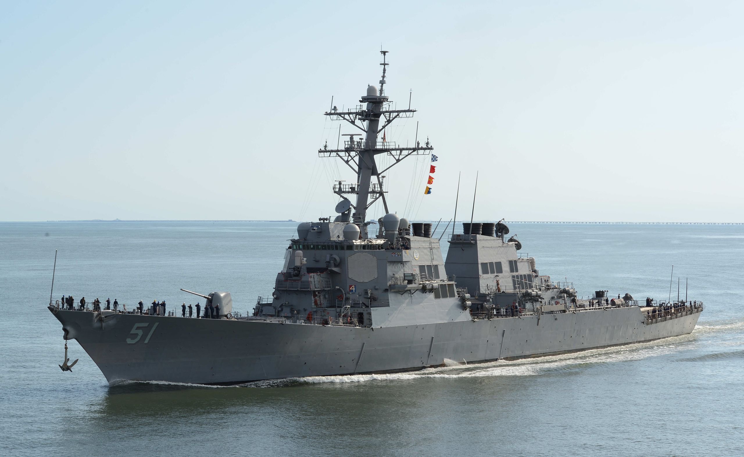 Arleigh Burke class Guide Missile Destroyer  DDG The 