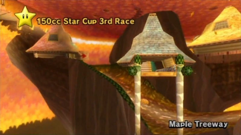 Image result for mario kart wii maple treeway