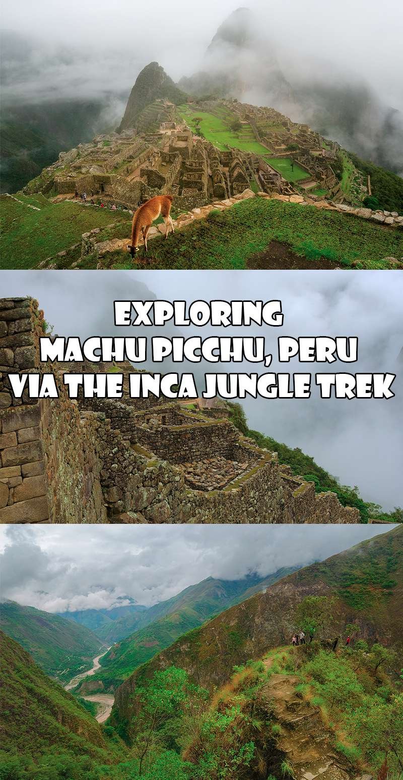 Explore Machu Picchu via the Inca Jungle Trek