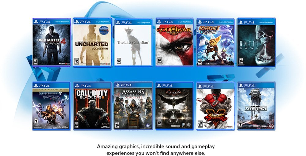 playstation 4 list of games