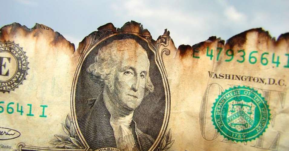 Burning Money Image