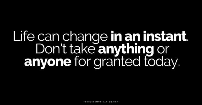 Don T Take Life For Granted Steemkr