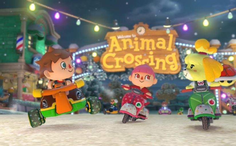 Image result for mario kart 8 animal crossing