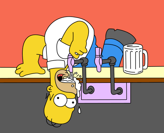 Image result for homer with beer