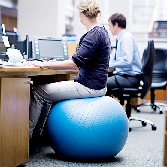 Keihacks Ep I Replacing My Office Chair With A Fitness Ball Steemit Sitting On A Fitball Fitness Ball For Desk Work