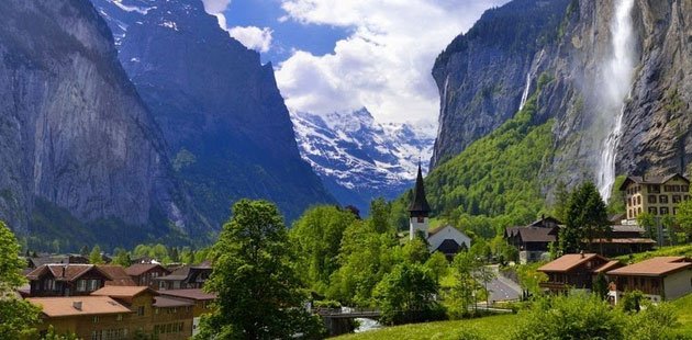 Image result for lauterbrunnen waterfalls