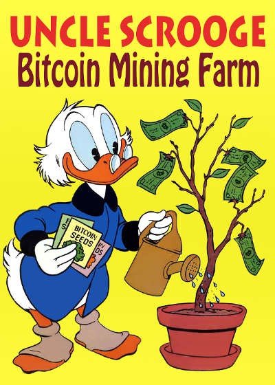 Uncle scrooge farming bitcoin