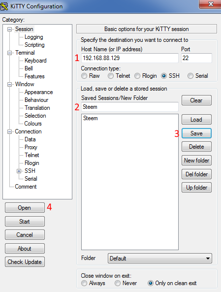 KiTTY config