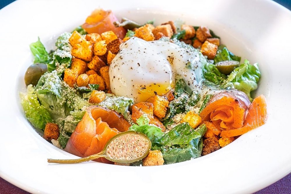 smoked salmon salad