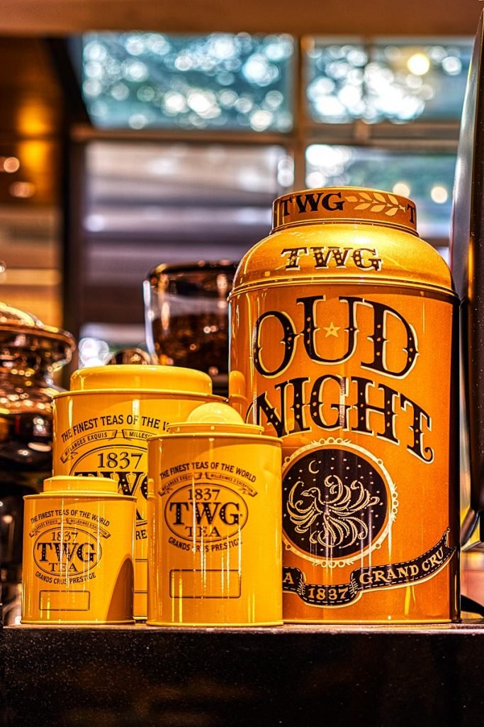 TWG tea packaging