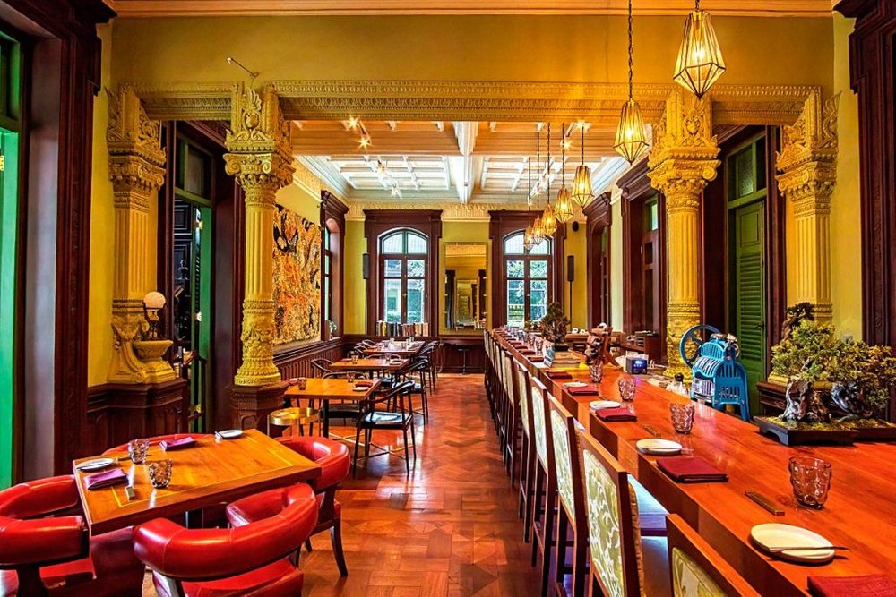 the dining room at the House on Sathorn