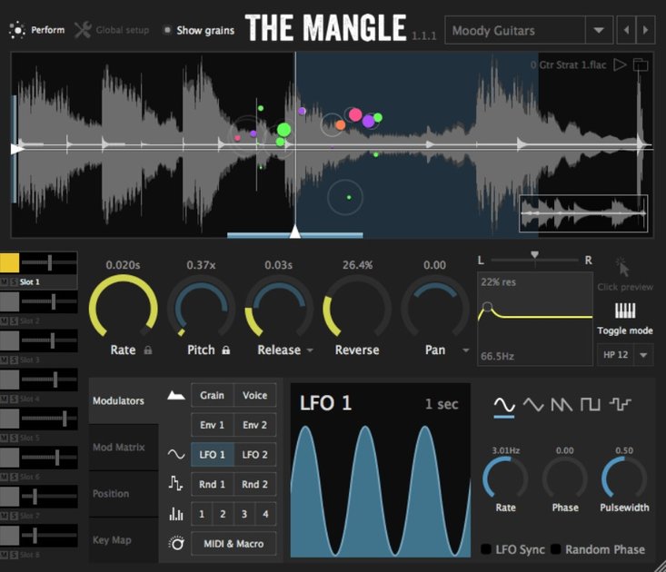 The Mangle Granular synth/sampler plugin (VST) Steemhunt