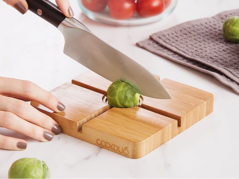Veggie Gripper Gripper Bamboo Cutting Board Steemhunt