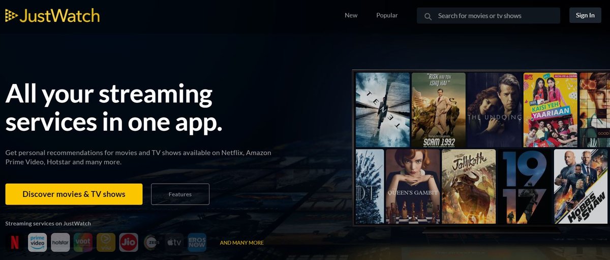 Justwatch The Streaming Guide For Movies Shows Steemhunt