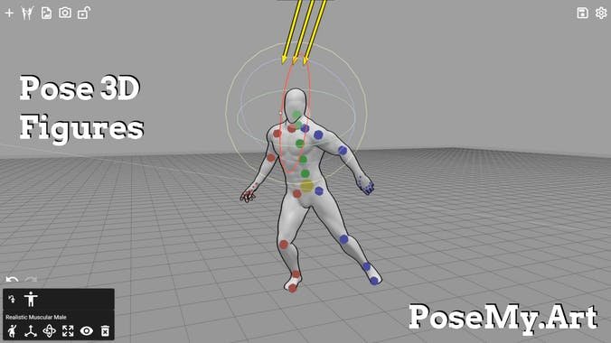 PoseMy.Art - Pose 3D Figures With Animations For Drawings Reference ...