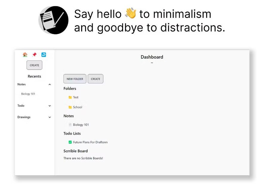 Draftonn Desktop - The minimalistic note taking app of the future ...