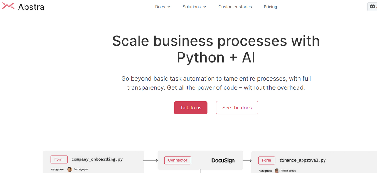 Abstra Workflows - Scale critical business processes with Python + AI ...