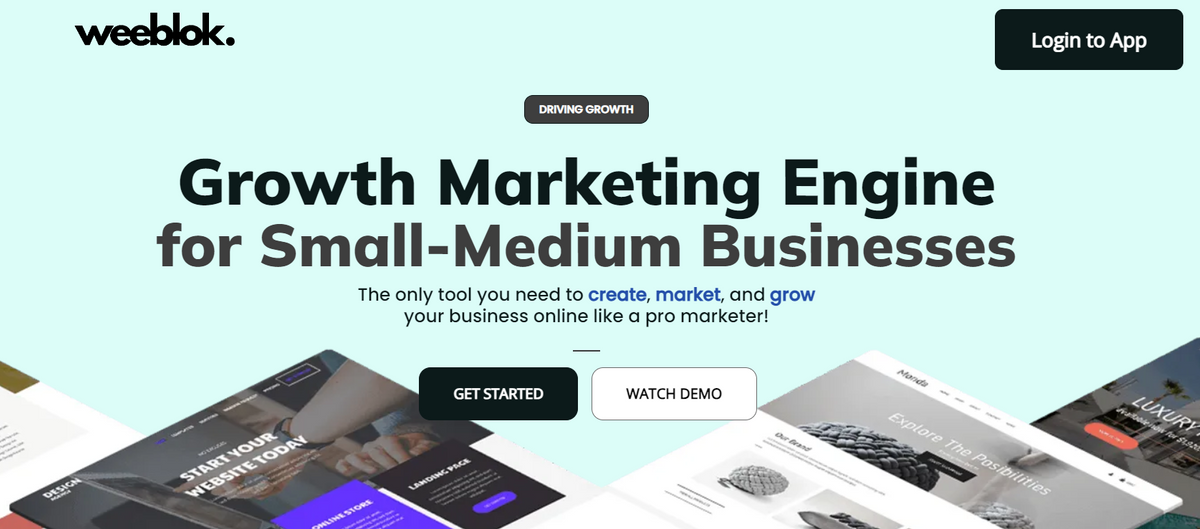 Weeblok Growth marketing engine for small medium businesses Steemhunt