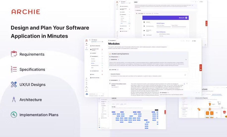 Archie - Design and plan software in minutes with a single prompt ...