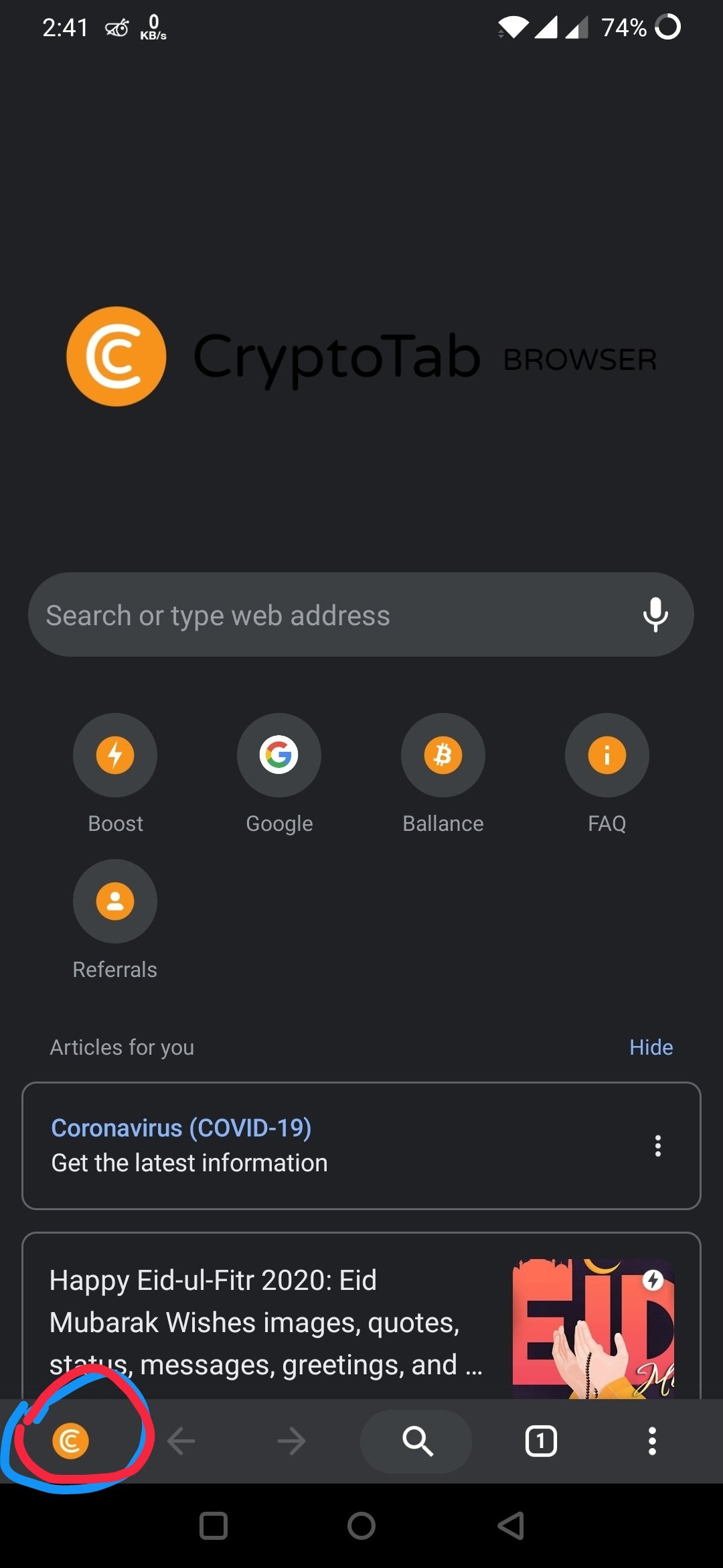 CryptoTab Browser Mobile — lightweight and easy-to-use ...