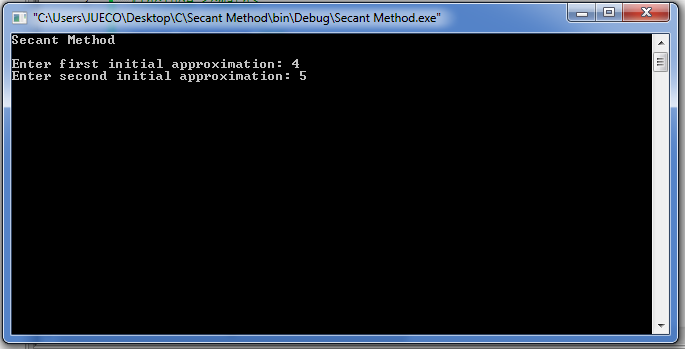 Numerical Method in C++ Programming | Secant method (Method of ... image.