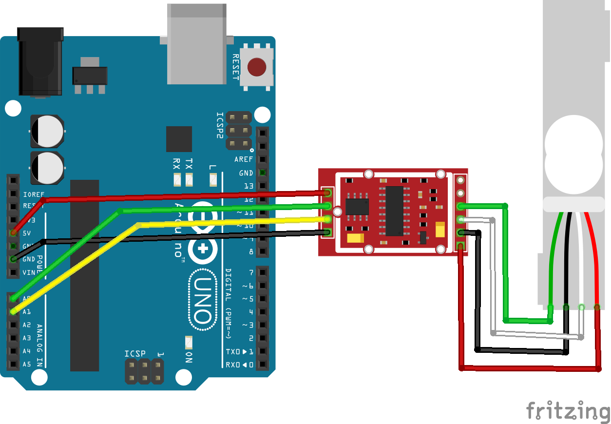 Making a Weight Scale With the HX711 Module, HX711 Arduino Library and ...