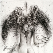 Metamorphosis (Demon) - original ink drawing