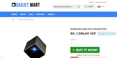 WIRELESS MINI PICO PROJECTOR
