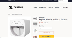Digital Mobile Nail Art Printe