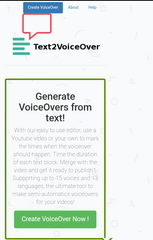 Text2voiceover