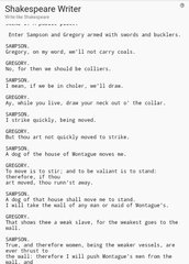 Shakespeare Writer