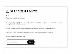 Dead Simple News