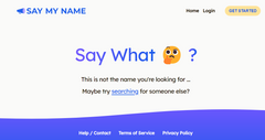 Say My Name